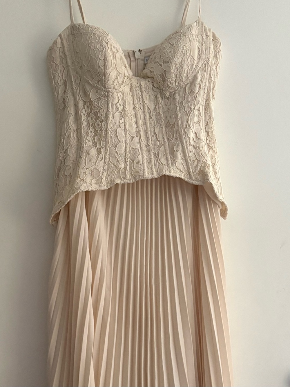 Fashion Nova Ivory Off-Shoulder Corset Maxi Dress - Picture 6 of 6